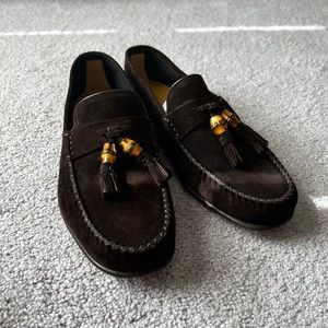 BRAND NEW BROWN GUCCI LOAFERS - Mens size 6